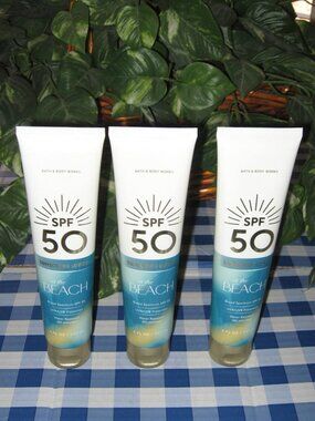 BBW At The Beach Sunscreen Lotion Lot of 3 New NWT